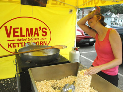 Velma working