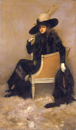 Lady in black