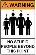 dumb sign