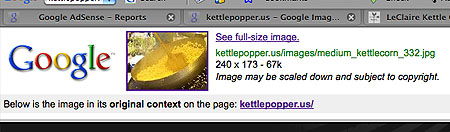 Google images info
